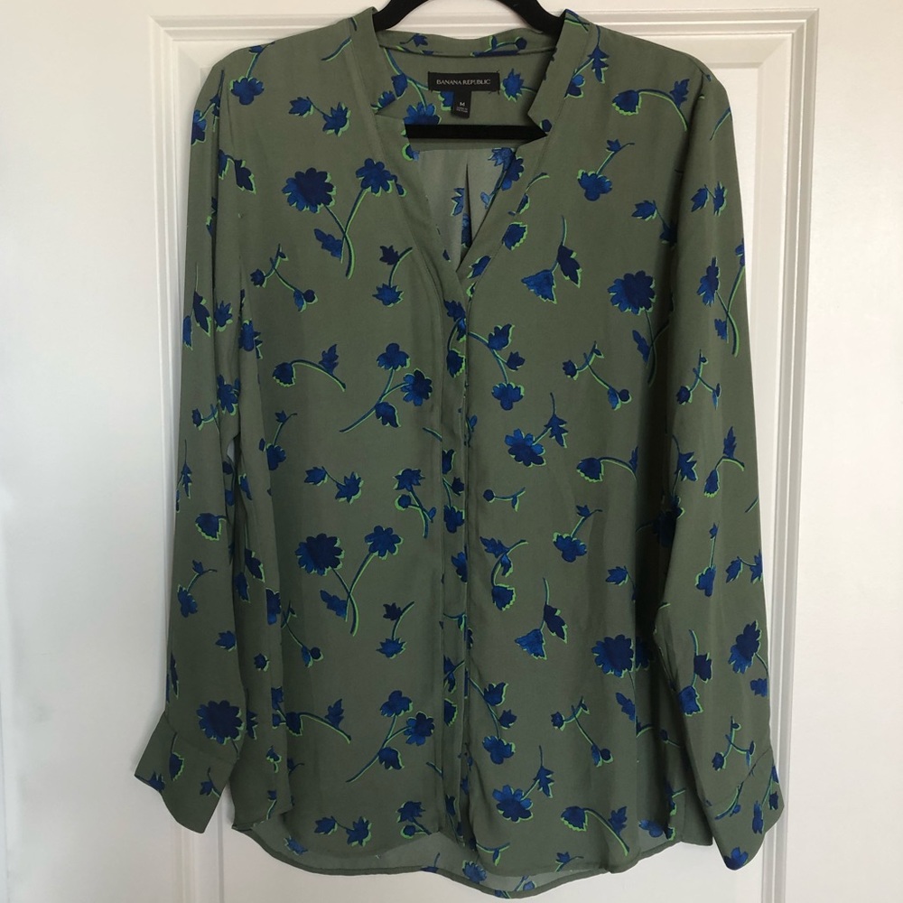 Banana Republic Floral Blouse